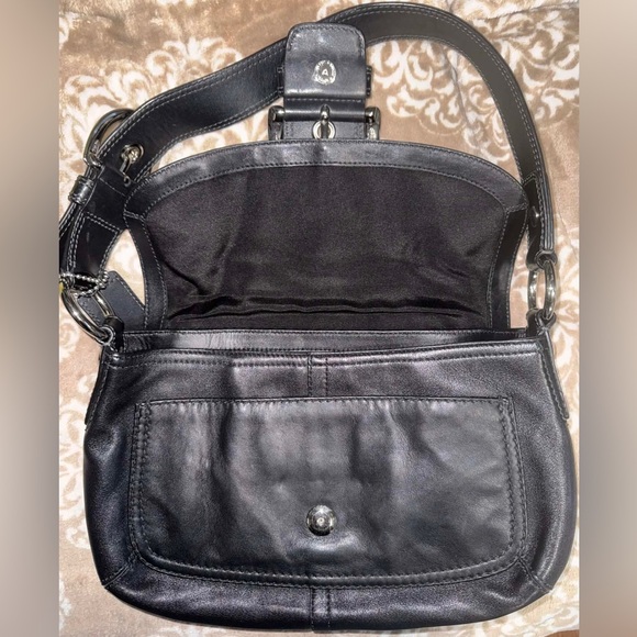 Authentic black leather soho bag - Picture 2 of 5